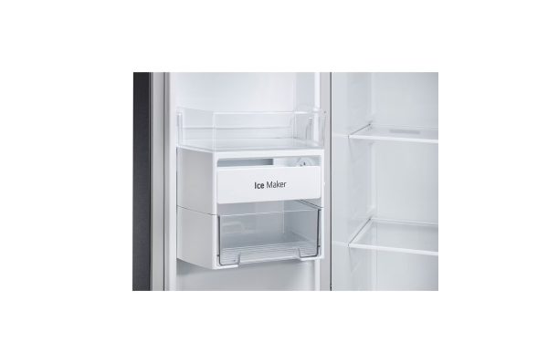 674L Side-by-Side Refrigerator Door-Mounted Slim Ice Maker