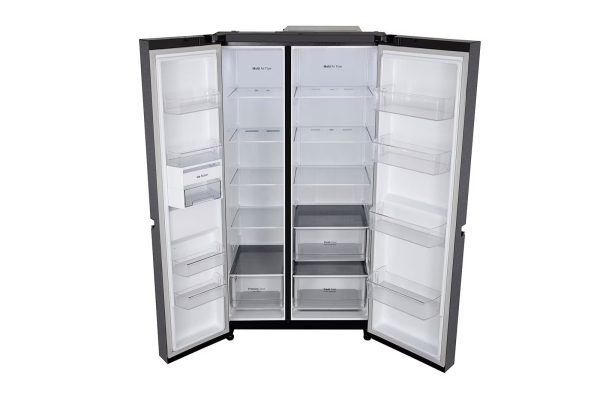674L Side-by-Side Refrigerator with All Doors Open