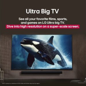 75 Inch LG UHD AI UA85 4K Smart TV with AI Magic Remote, HDR10 Pro, and webOS 25 (75UA85506LA)