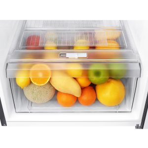 187L Top Freezer Refrigerator Fruit Drawer Detail