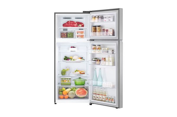375L Top Freezer Refrigerator Front Open with Food Storage