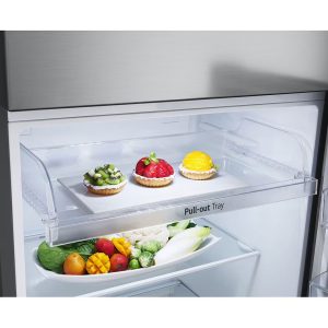 375L Top Freezer Refrigerator Bottom Fridge Compartment Open