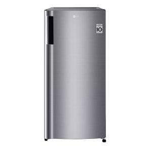 LG 169L 1-Door Refrigerator GN-Y201SLBB Platinum Silver Front View