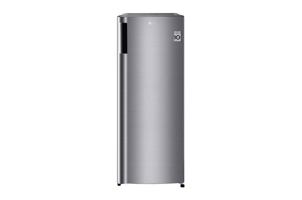 LG 195L Single Door Refrigerator GN-Y331SLBB Platinum Silver Front View