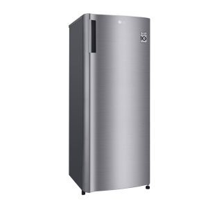 LG 195L Single Door Refrigerator GN-Y331SLBB Platinum Silver Front View