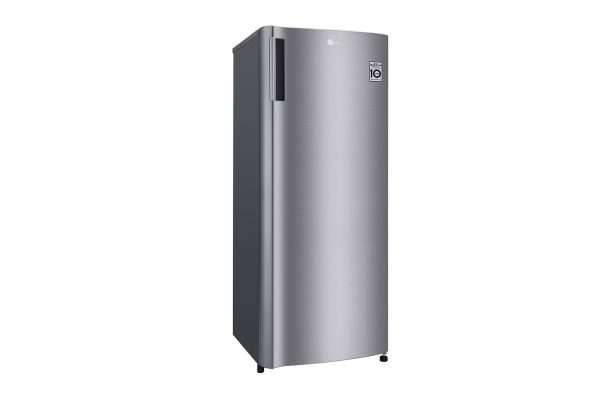 LG 195L Single Door Refrigerator GN-Y331SLBB Platinum Silver Front View