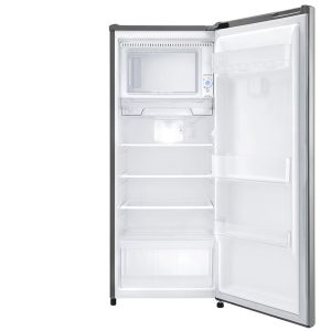 195L Single Door Refrigerator Interior Storage with Tempered Glass Shelves