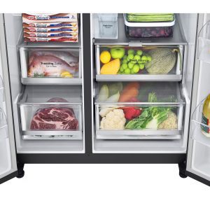 674L Side-by-Side Refrigerator Vegetable Storage Boxes