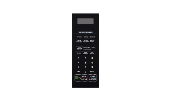 LG 20L convection microwave control panel and LED display