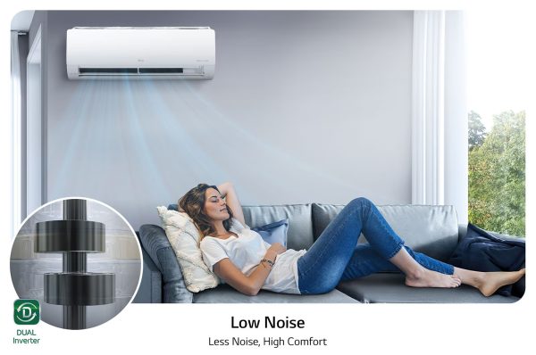 LG 12,000 BTU Split Air Conditioner low noise operation