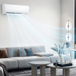 LG 18,000 BTU Split Air Conditioner fast cooling demonstration