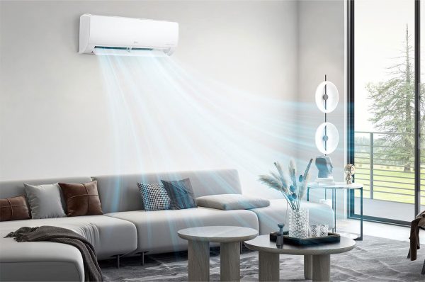 LG 18,000 BTU Split Air Conditioner fast cooling demonstration