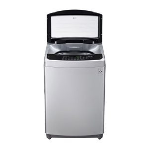 Front view of LG 12kg top load washing machine showing control panel
