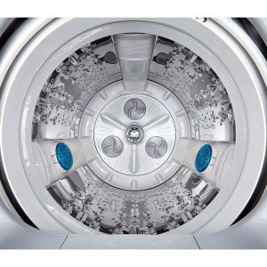 Interior drum view of 12kg top load washer with TurboDrum technology
