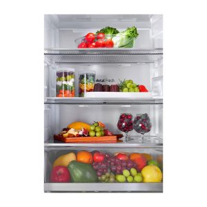 349L InstaView Bottom Freezer Refrigerator Vegetable Boxes with Fresh Converter