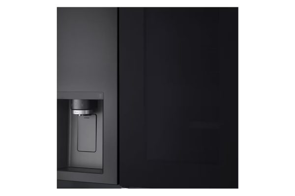 LG 674L Side-by-Side Refrigerator with InstaView Door-in-Door™, UVnano® Water Dispenser, Hygiene Fresh+™, DoorCooling+™, ThinQ™, Matte Black Finish