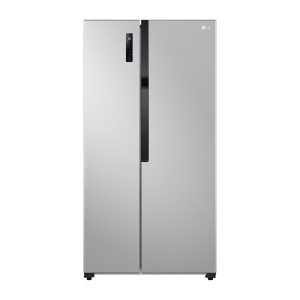 LG 519L Side-by-Side Refrigerator GCFB507PQAM with Total No Frost technology - front view