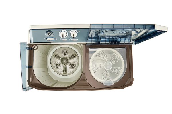 LG 8kg TwinTub Washer with Roller Jet Pulsator, 3 Wash Program, and Wind Jet Dry