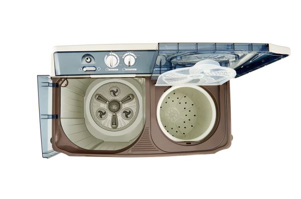 LG 8kg TwinTub Washer with Roller Jet Pulsator, 3 Wash Program, and Wind Jet Dry