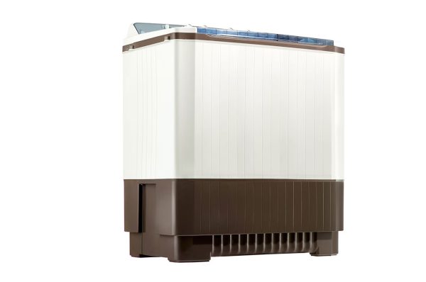 Perspective view of 8kg TwinTub washer