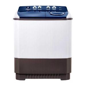 LG 10kg TwinTub Washing Machine P1761RWNBL with Roller Jet Pulsator - front view