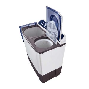 Right side view of 10kg TwinTub washer showing dual tub design