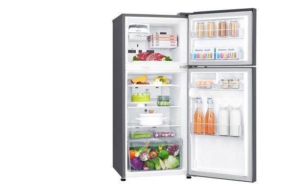LG 234L Top Freezer Refrigerator with Smart Inverter Compressor, Multi Air Flow, Moist Balance Crisper (GL-C252SLBB)