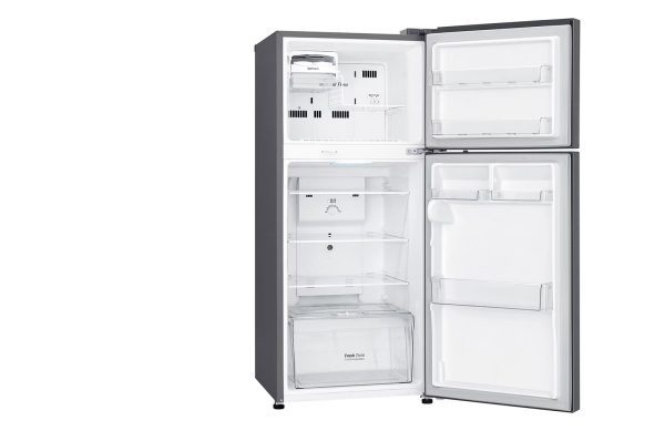 LG 234L Top Freezer Refrigerator with Smart Inverter Compressor, Multi Air Flow, Moist Balance Crisper (GL-C252SLBB)