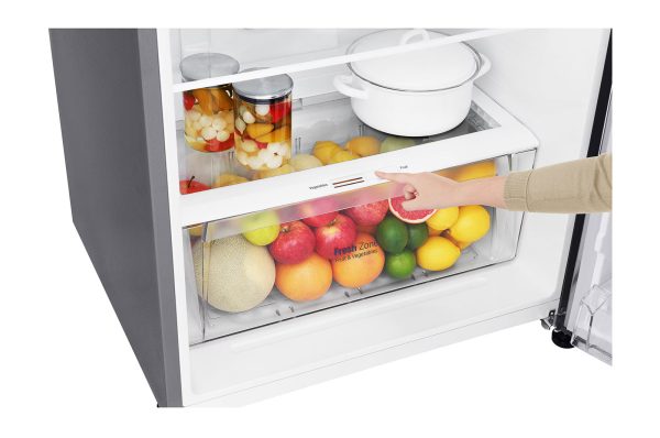 Vegetable and drawer storage 438L Top Freezer Refrigerator