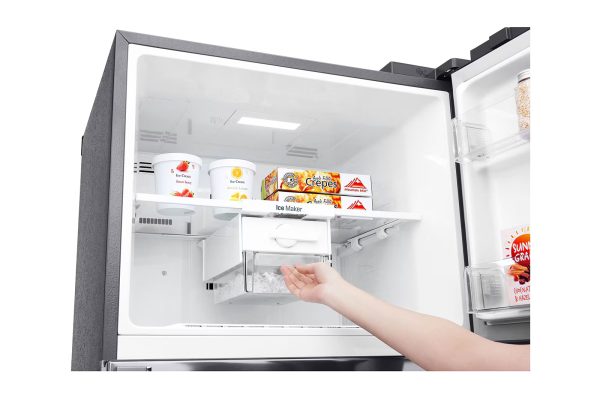 In-door auto ice maker 438L Top Freezer Refrigerator