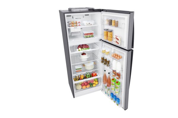LG 438L Top Freezer Refrigerator with Smart Inverter Compressor, NatureFRESH, LinearCooling, DoorCooling+, HygieneFresh+ & SmartThinQ (GL-C652HLCM)