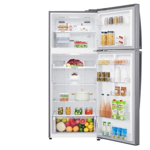 LG 438L Top Freezer Refrigerator with Smart Inverter Compressor, NatureFRESH, LinearCooling, DoorCooling+, HygieneFresh+ & SmartThinQ (GL-C652HLCM)