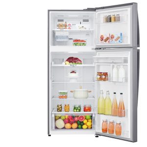 LG 438L Top Freezer Refrigerator with Smart Inverter Compressor, External Water Dispenser, NatureFRESH, LinearCooling, DoorCooling+ & HygieneFresh+ (GL-T652HLCM)
