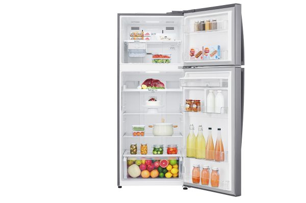 LG 438L Top Freezer Refrigerator with Smart Inverter Compressor, External Water Dispenser, NatureFRESH, LinearCooling, DoorCooling+ & HygieneFresh+ (GL-T652HLCM)