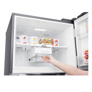 LG 438L Top Freezer Refrigerator with Smart Inverter Compressor, External Water Dispenser, NatureFRESH, LinearCooling, DoorCooling+ & HygieneFresh+ (GL-T652HLCM)