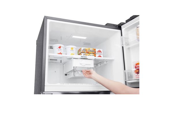 LG 438L Top Freezer Refrigerator with Smart Inverter Compressor, External Water Dispenser, NatureFRESH, LinearCooling, DoorCooling+ & HygieneFresh+ (GL-T652HLCM)