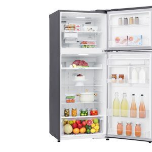 438L top freezer GL-T652HLCM interior loaded