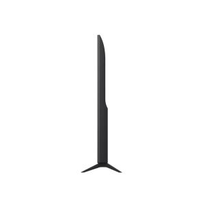 LG 65 inch UA85 TV left-facing side view showing slim profile