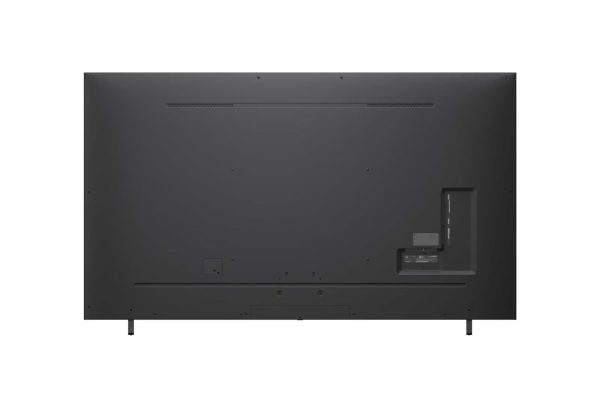 LG 86 inch NanoCell TV back view showing connectivity ports