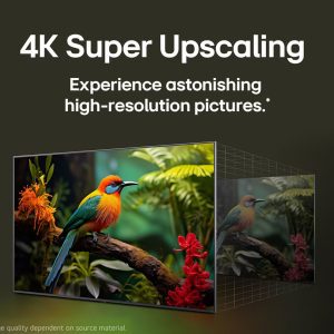 LG 86 inch NanoCell TV 4K Super Upscaling frame-by-frame enhancement