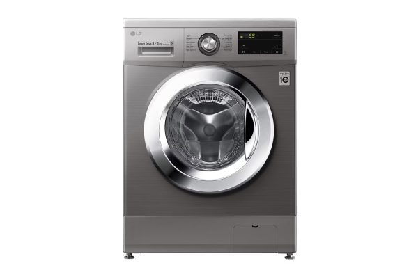LG 8kg washer dryer F4J3TMG5P Silver with Inverter DD and Steam