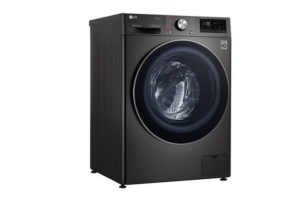 LG 9kg washer dryer F4R5VGG2E Black Steel with AI DD and Steam