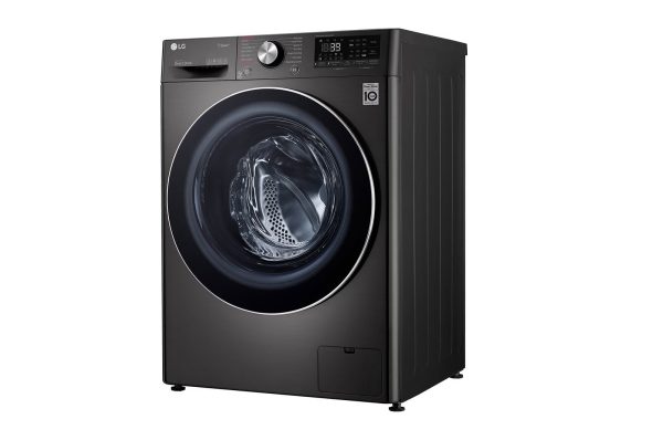 LG 9kg washer dryer F4R5VGG2E Black Steel with AI DD and Steam