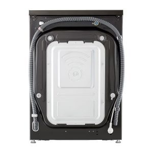 LG 9kg washer dryer Black Steel rotating product view