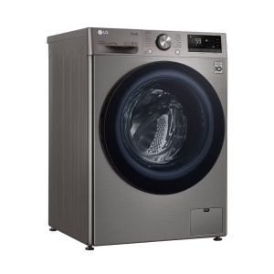LG 11kg front load washer right side view with door open