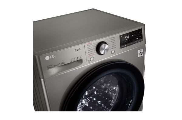LG 11kg front load washer Dial and Touch LED control panel