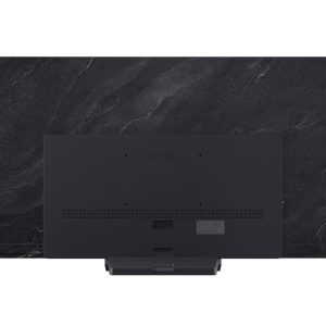 LG 65 inch OLED evo rear view showing connectivity ports